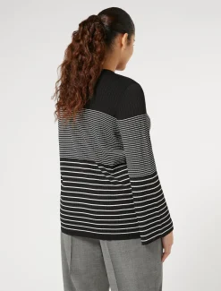 Pullover aus Viskose mit Stretchanteil