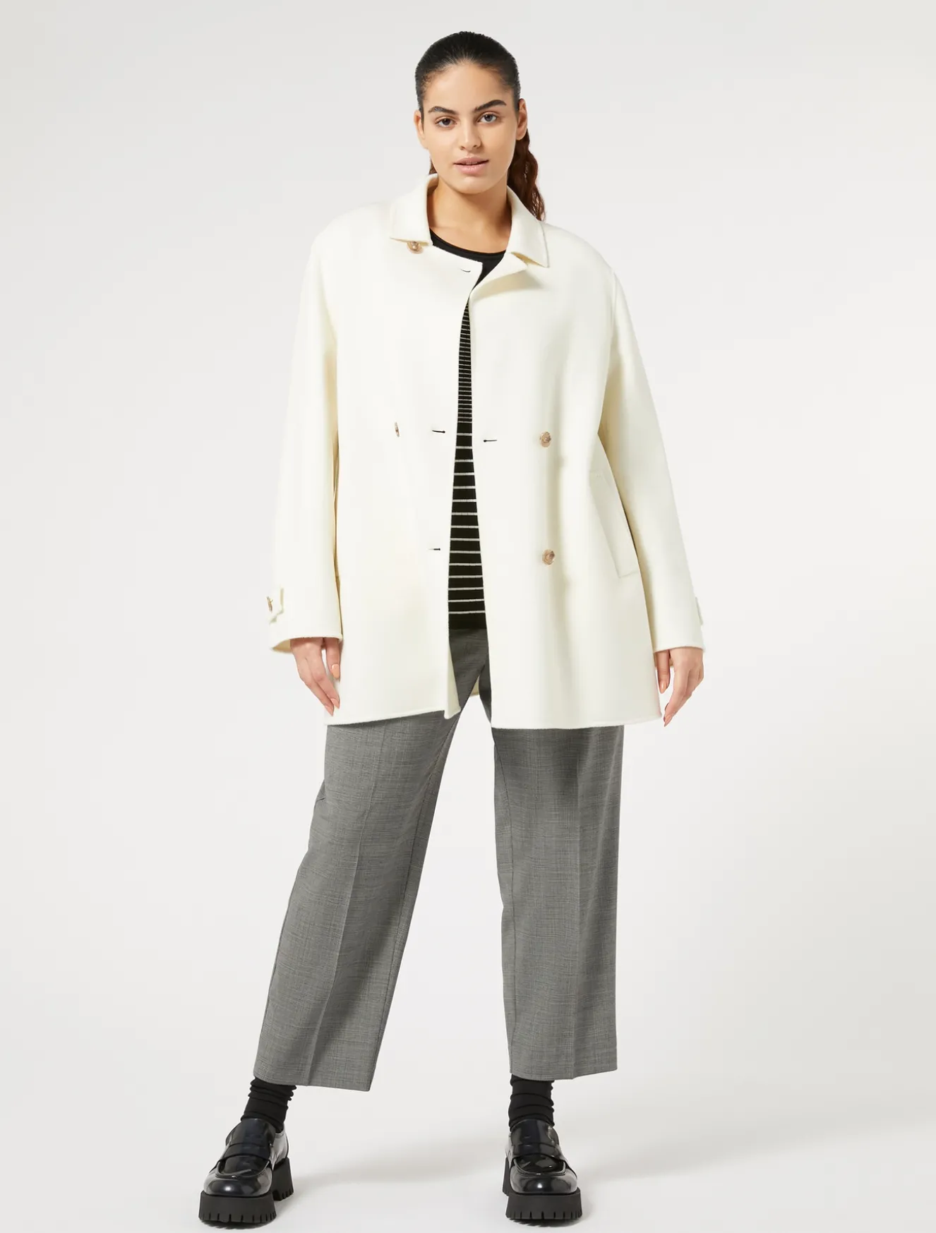 Pullover aus Viskose mit Stretchanteil