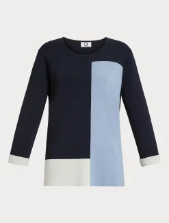 Pullover aus Viskose mit Stretchanteil