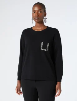 Pullover aus Wolle, Seide und Kaschmir