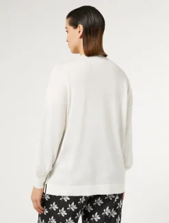 Pullover aus Wolle-Seiden-Gemisch