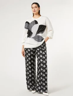 Pullover aus Wolle-Seiden-Gemisch