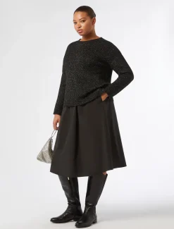 Pullover aus Wollmischung mit Lurex