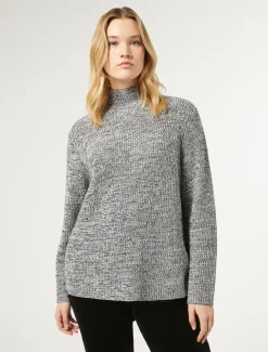Pullover aus Wollmischung mit Strass