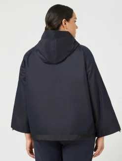 Regenmantel aus wasserabweisendem Twill