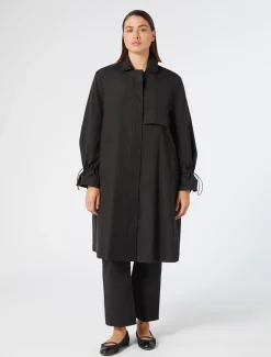 Regenmantel aus wasserabweisendem Mikrotwill