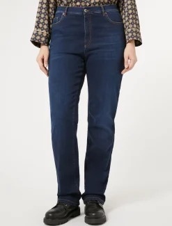 Regular-Fit Jeans aus Indigo-Denim