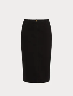 Rock aus Baumwolldenim mit Stretchanteil