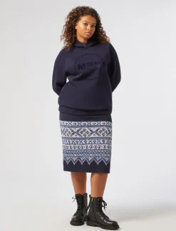 Rock aus Jacquard-Jersey