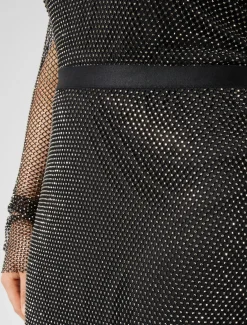 Rock aus Netzgewebe mit Strass