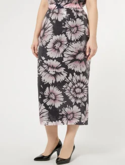 Rock aus Satin und Pailletten