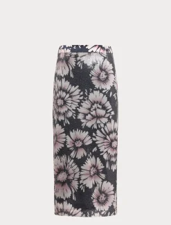 Rock aus Satin und Pailletten