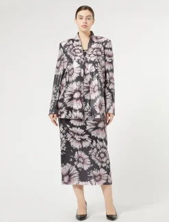 Rock aus Satin und Pailletten