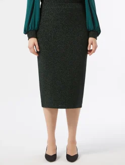 Rock aus Stretch-Jersey