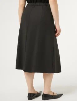 Rock aus Wollgabardine