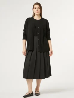 Rock aus Wollgabardine