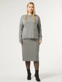 Rock mit Glencheck-Karos