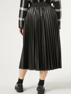 Rock mit Plisseefalten