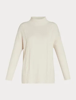 Rollkragenpullover aus Kaschmirgemisch