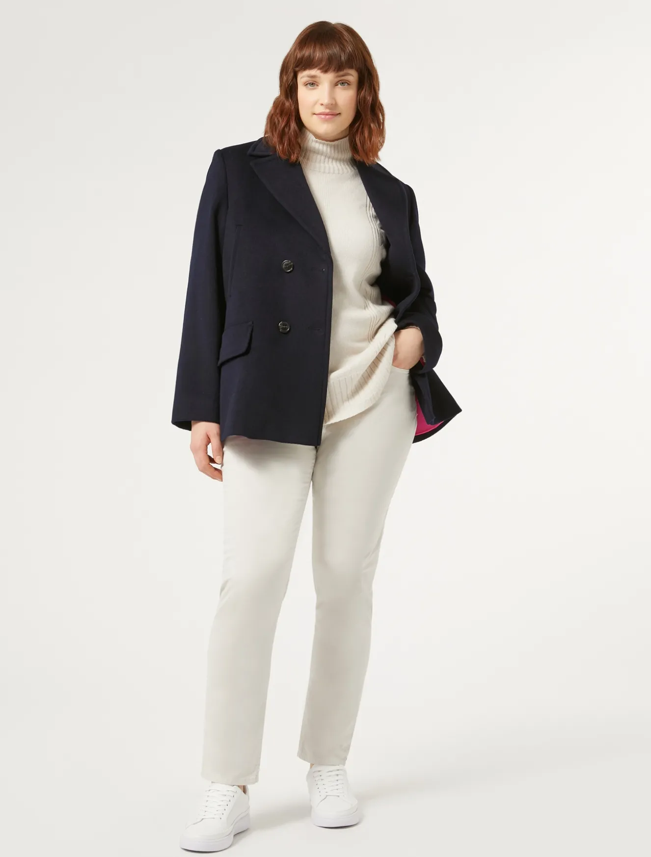 Rollkragenpullover aus Kaschmirgemisch