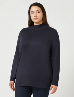 Rollkragenpullover aus weicher Stretch-Viskose