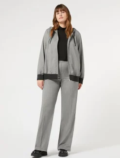 Rollkragenpullover aus weichem Stretch-Viskose-Jersey