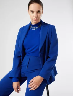 Rollkragenpullover aus weichem Stretch-Viskose-Jersey