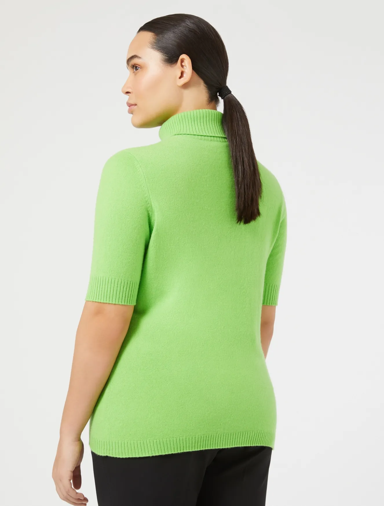 Rollkragenpullover aus Woll-Kaschmir-Strick