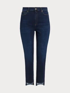 Slim Fit Jeans aus Indigo-Denim