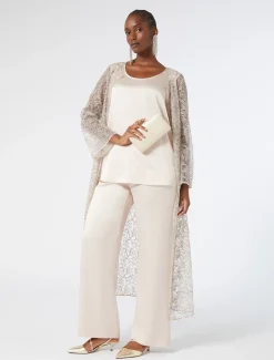 Slingback-Pumps aus Leder