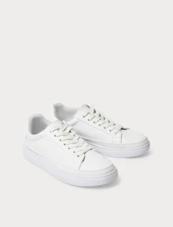 Sneakers aus beschichtetem Jersey