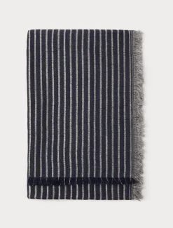 Stola aus Stoff mit Nadelstreifen