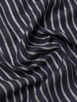 Stola aus Stoff mit Nadelstreifen