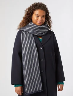 Stola aus Stoff mit Nadelstreifen