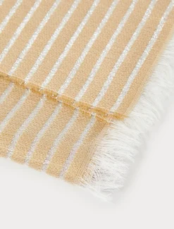 Stola aus Stoff mit Nadelstreifen