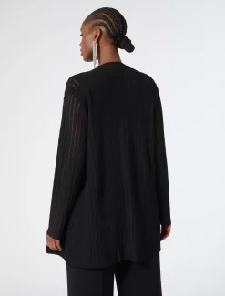 Strickjacke und Top aus Viskose