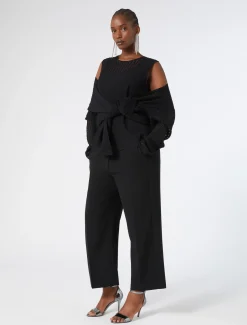 Strickjacke und Top aus Viskose