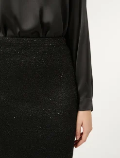 Strickrock mit Pailletten