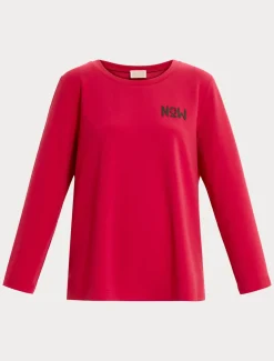 Sweatshirt aus Scuba Crêpe