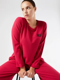 Sweatshirt aus Scuba Crêpe