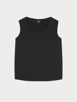 Top aus Crêpe de Chine-Seidengemisch