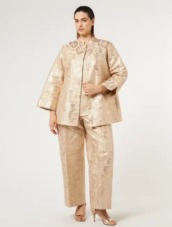 Top aus Crêpe-Envers-Satin