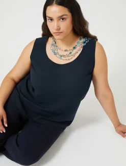 Top aus weich fließendem Stoff