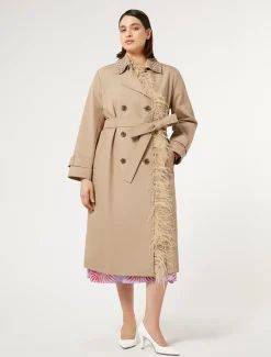 Trenchcoat aus wasserabweisendem Twill