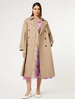 Trenchcoat aus wasserabweisendem Twill