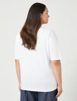 T-Shirt aus bedrucktem Jersey