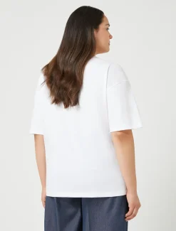 T-Shirt aus bedrucktem Jersey