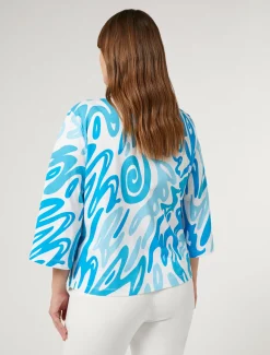 T-Shirt aus bedrucktem Jersey