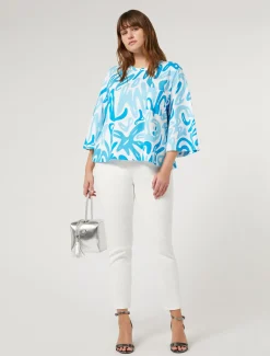 T-Shirt aus bedrucktem Jersey