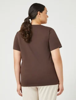 T-Shirt aus bedrucktem Jersey